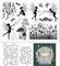 Flower Elves Clear Stamps & Dies - Plant Leaf & Angel Stamps for Card Making, Scrapbooking & Crafting